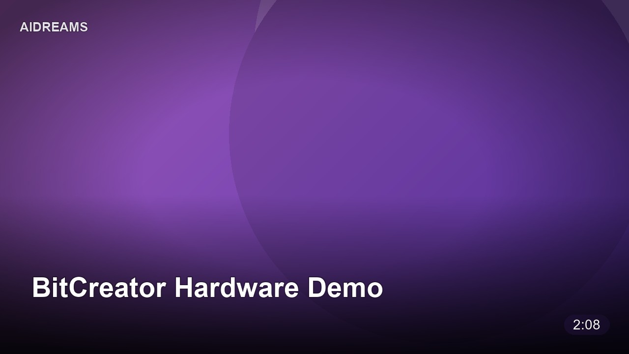 BitCreator Hardware Demo
